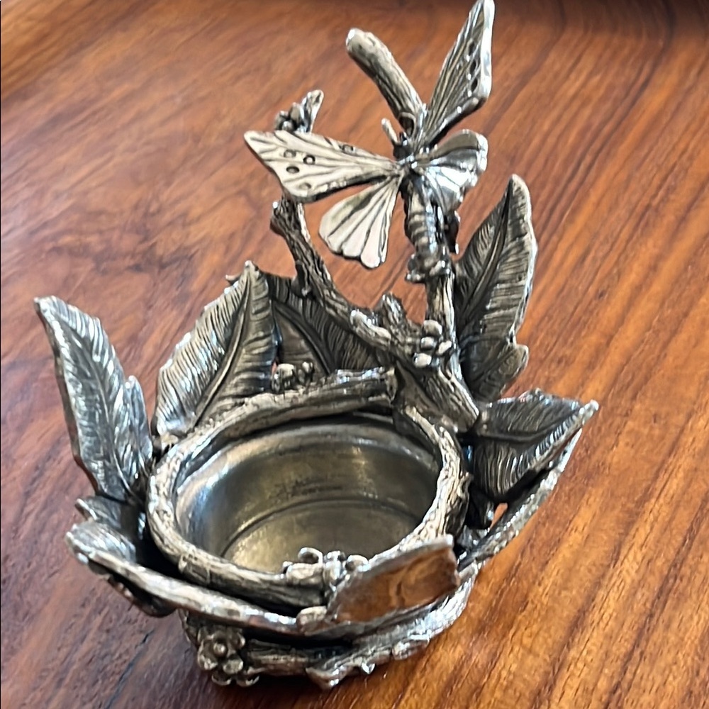 Butterfly Tealight Pewter Cipillo for Neiman Marcus